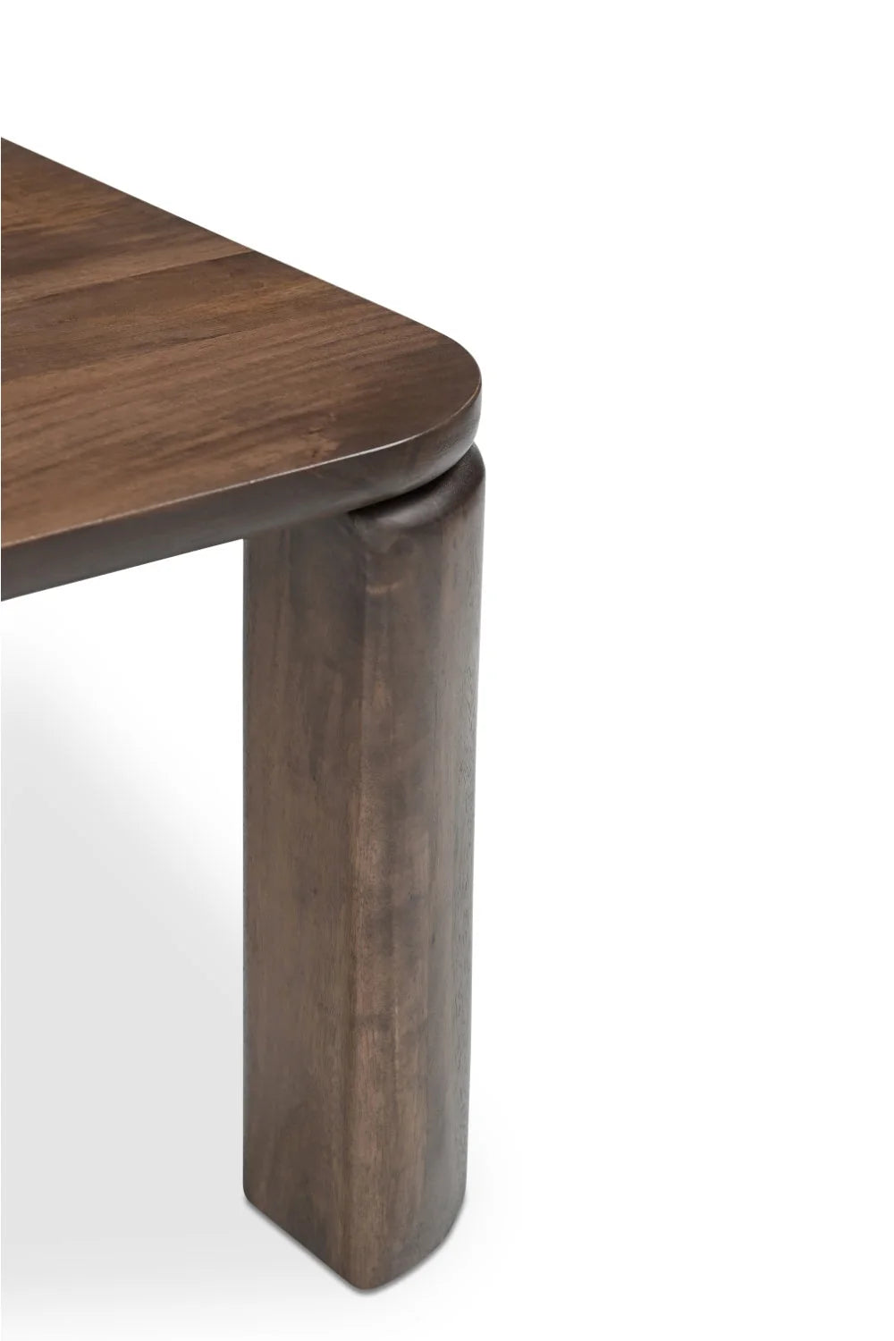 Luxury Brown Wood Nesting Coffee Table Modern Italian Style for Villa