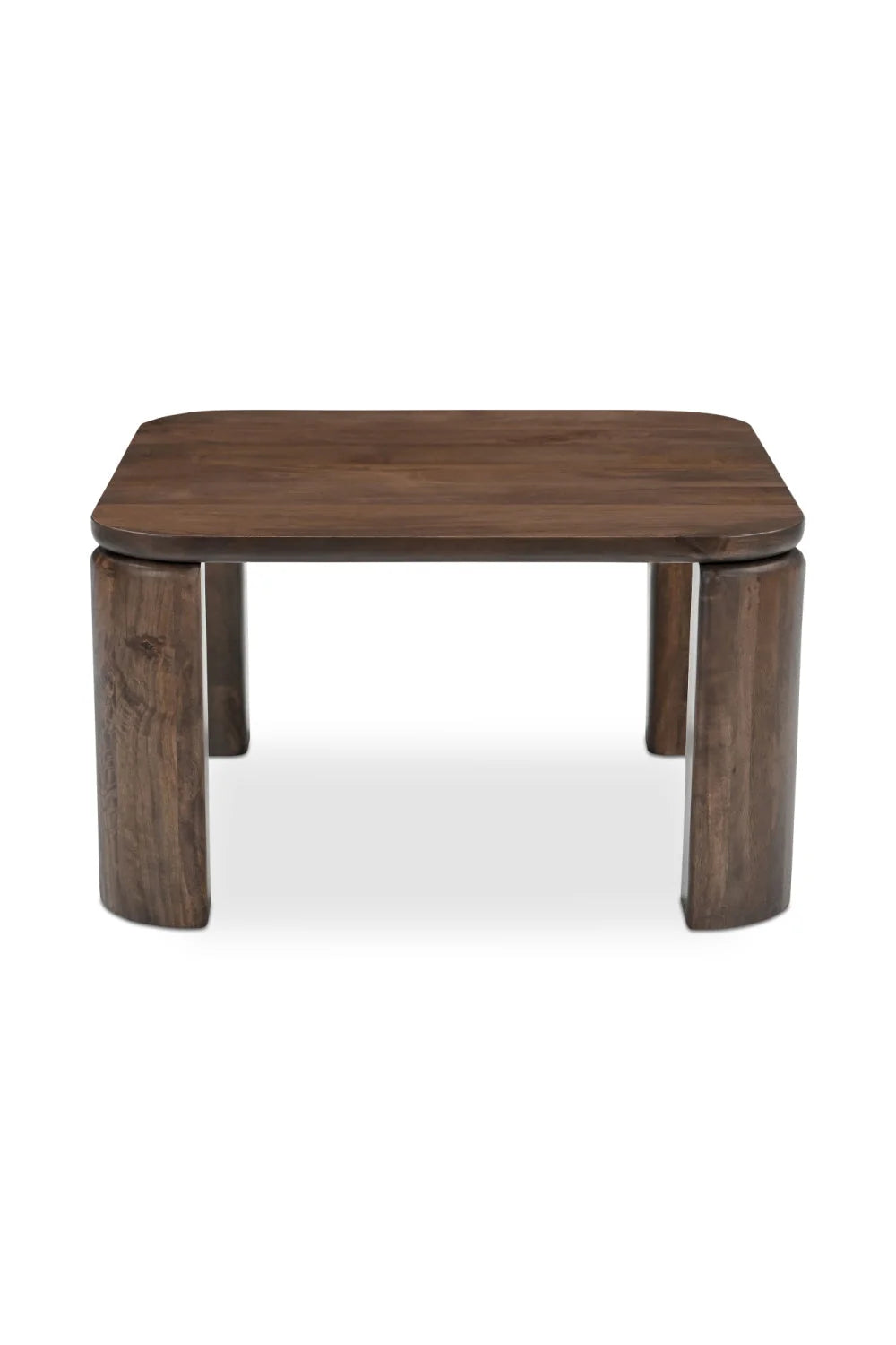 Luxury Brown Wood Nesting Coffee Table Modern Italian Style for Villa
