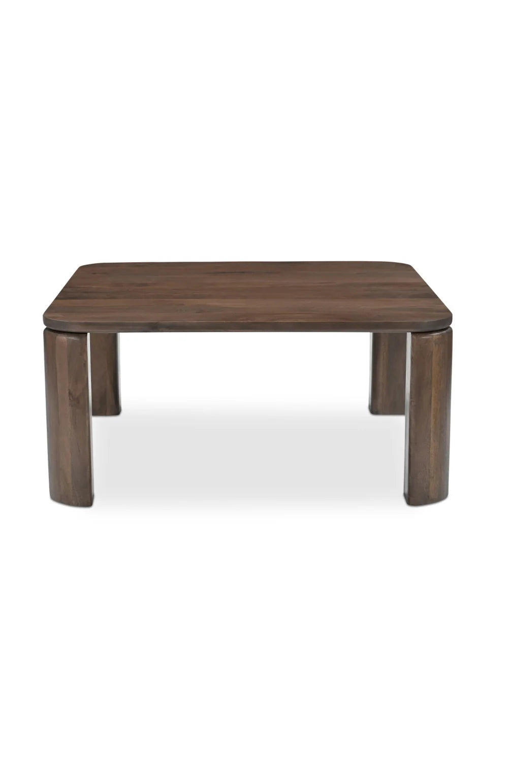 Luxury Brown Wood Nesting Coffee Table Modern Italian Style for Villa