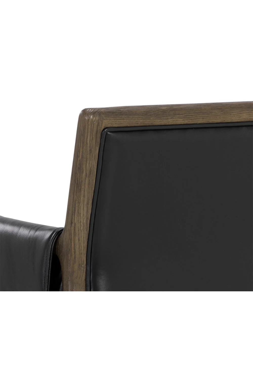 Luxury Buckle Flap Leather Modern Dining Armchair European Style for Villa