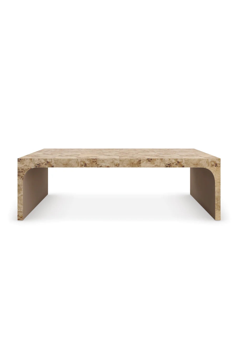 Luxury Burlesque Mappa Burl Cocktail Table Modern Italian Style for Villa