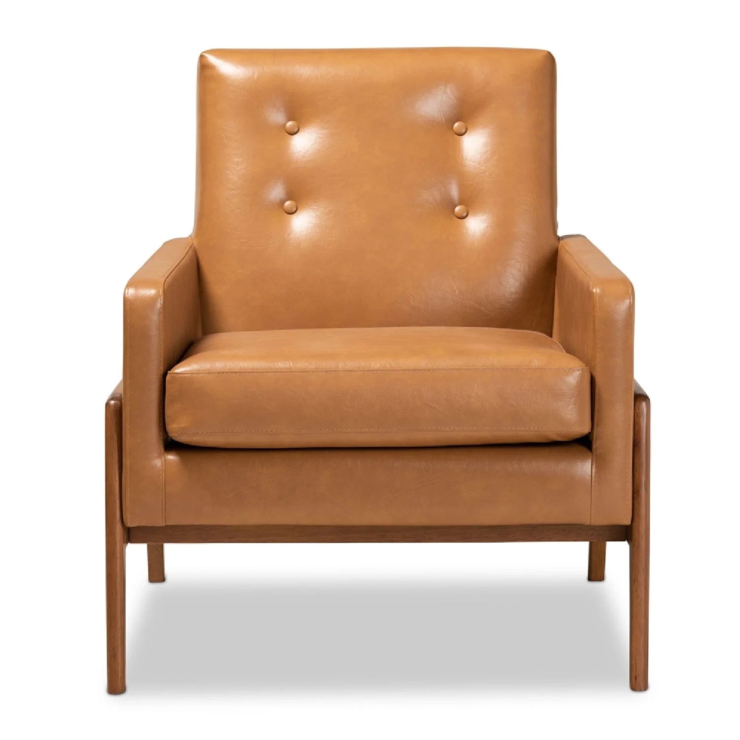 Luxury Button-Tufted Lounge Chair Modern Italian Style for Villa