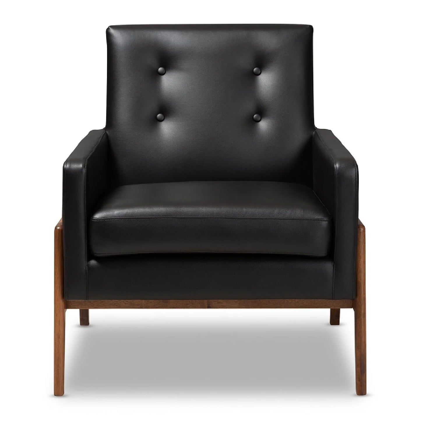 Luxury Button-Tufted Lounge Chair Modern Italian Style for Villa