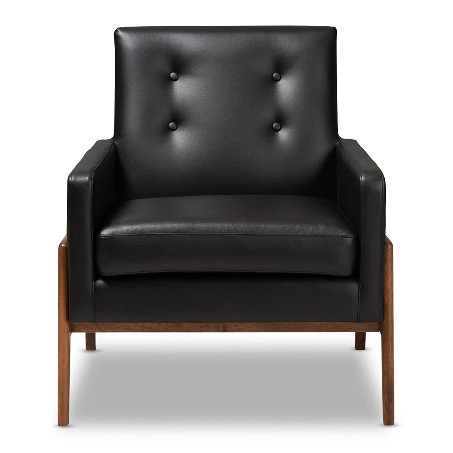 Luxury Button-Tufted Lounge Chair Modern Italian Style for Villa
