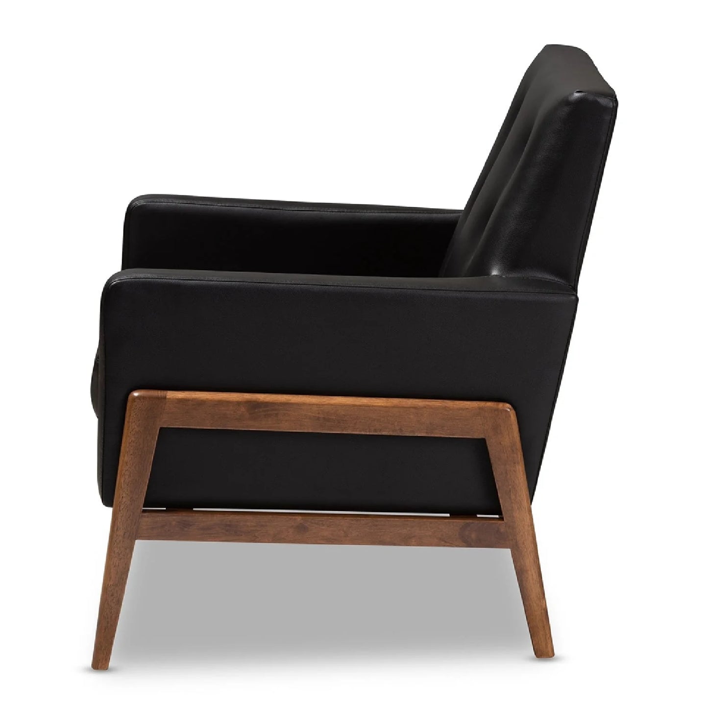 Luxury Button-Tufted Lounge Chair Modern Italian Style for Villa