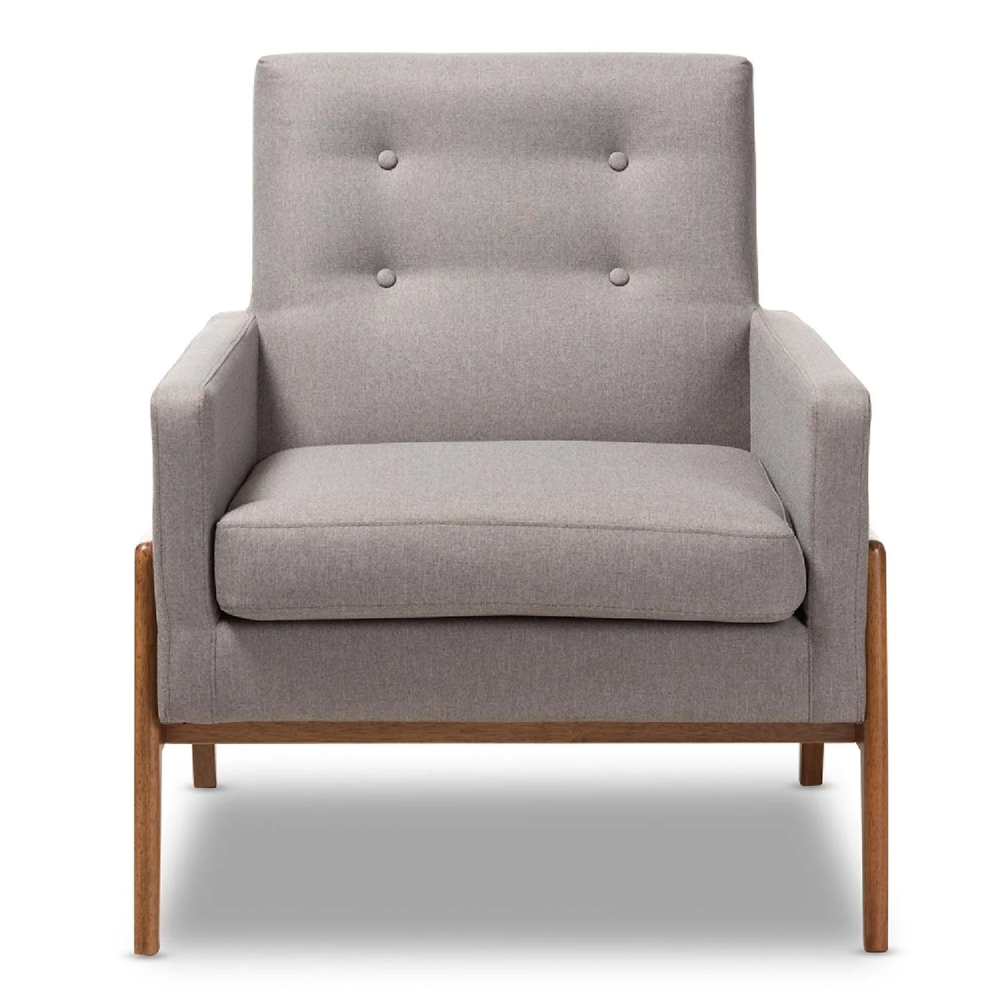 Luxury Button-Tufted Lounge Chair Modern Italian Style for Villa