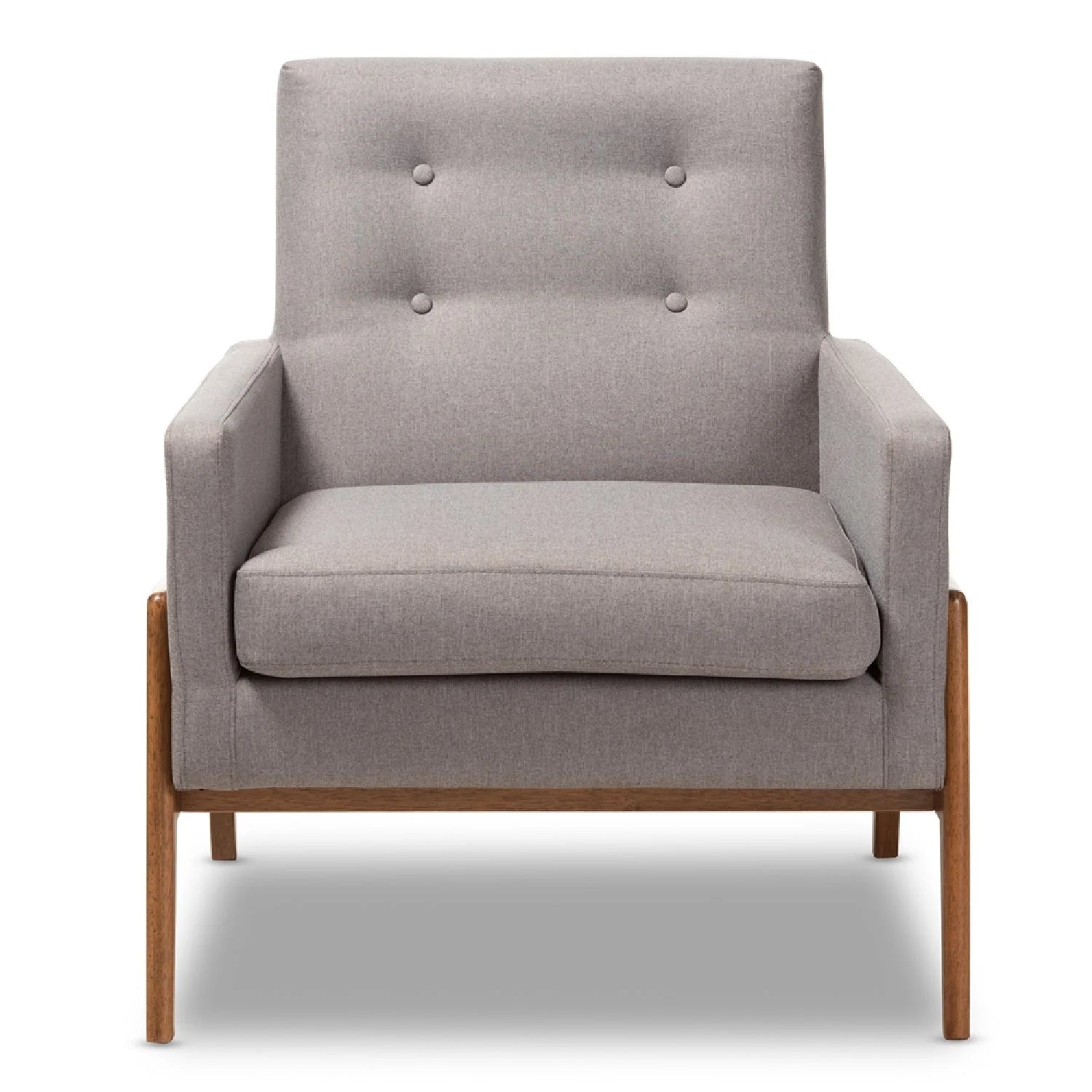 Luxury Button-Tufted Lounge Chair Modern Italian Style for Villa
