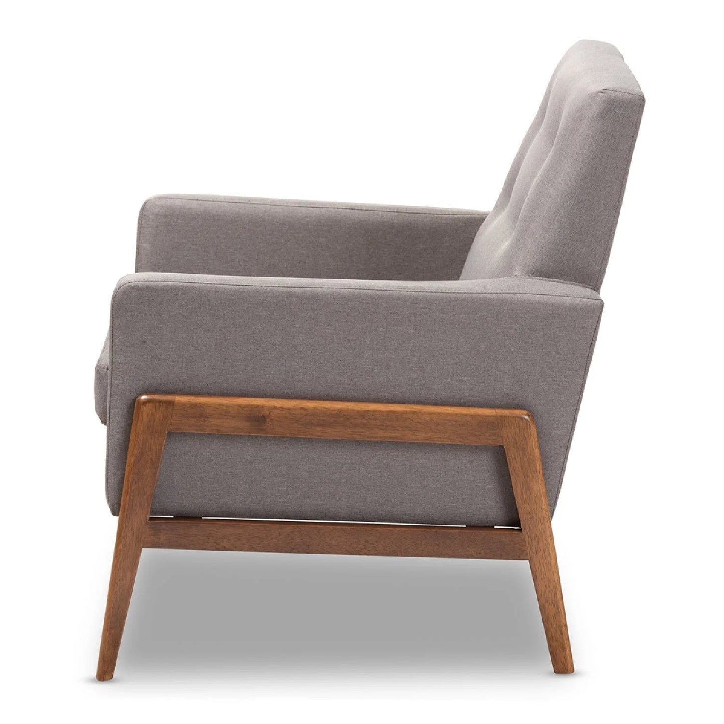 Luxury Button-Tufted Lounge Chair Modern Italian Style for Villa
