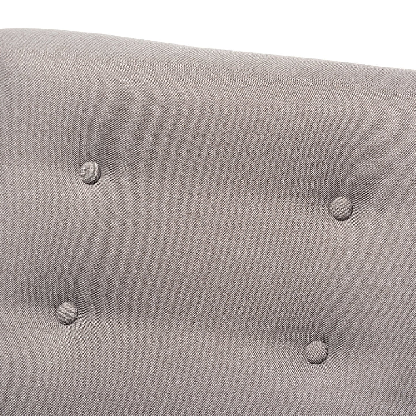 Luxury Button-Tufted Lounge Chair Modern Italian Style for Villa