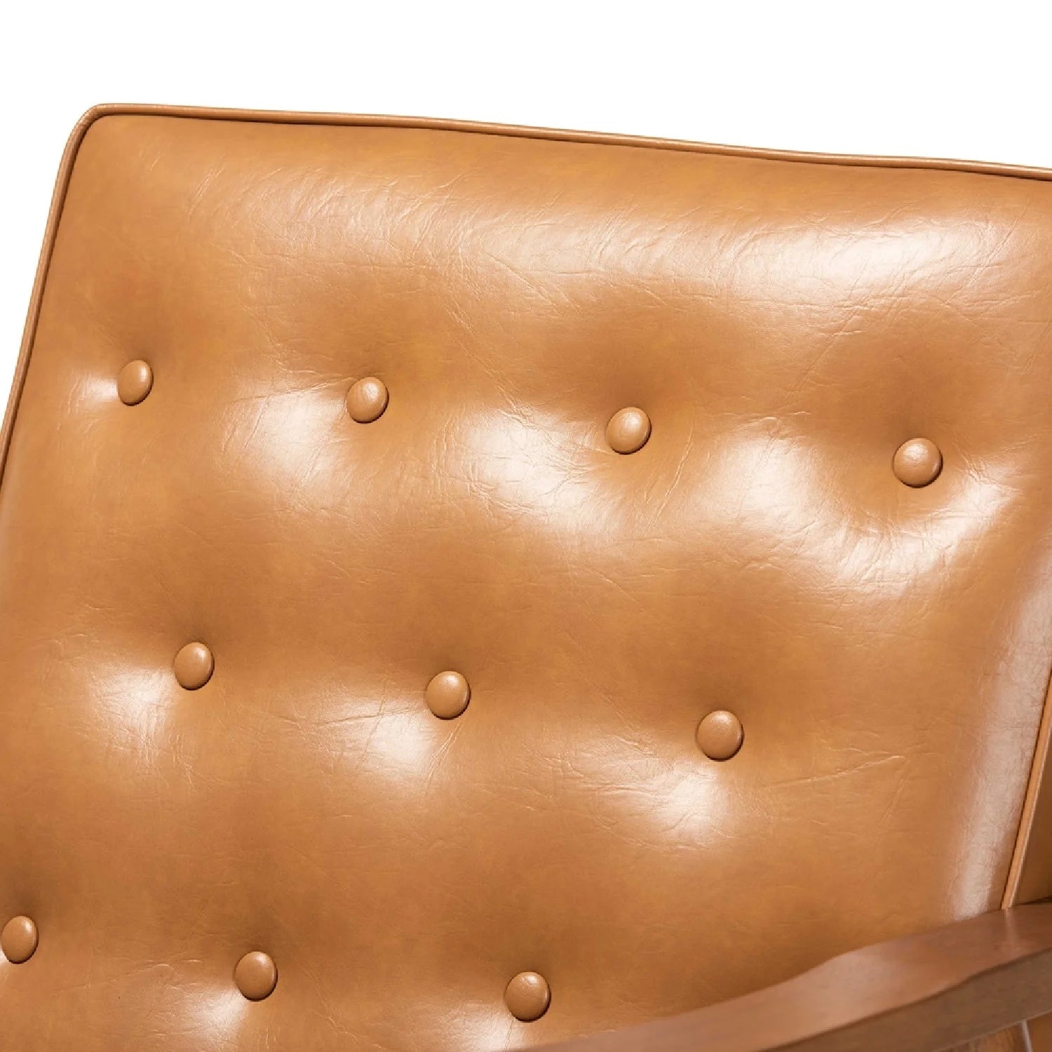 Luxury Button-Tufted Lounge Chair Modern Italian Style for Villa