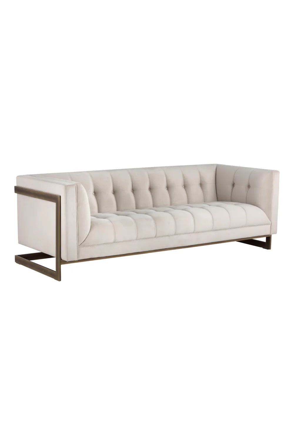 Luxury Button Tufted Sofa Modern Italian Style for Villa