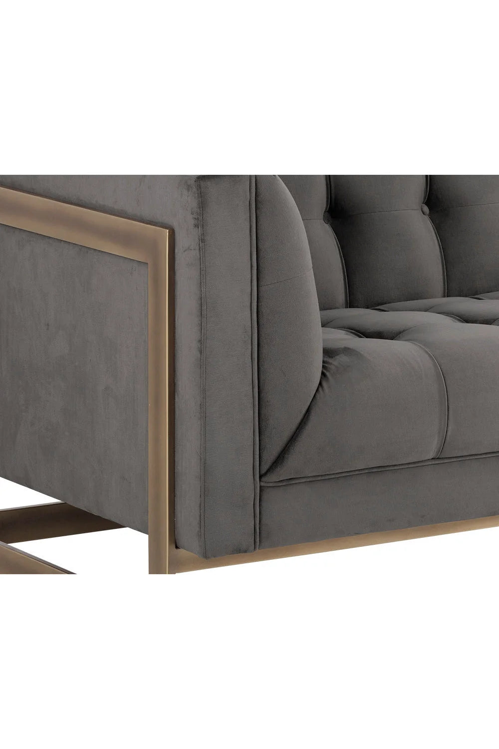 Luxury Button Tufted Sofa Modern Italian Style for Villa