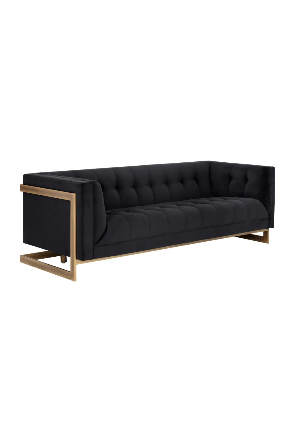 Luxury Button Tufted Sofa Modern Italian Style for Villa