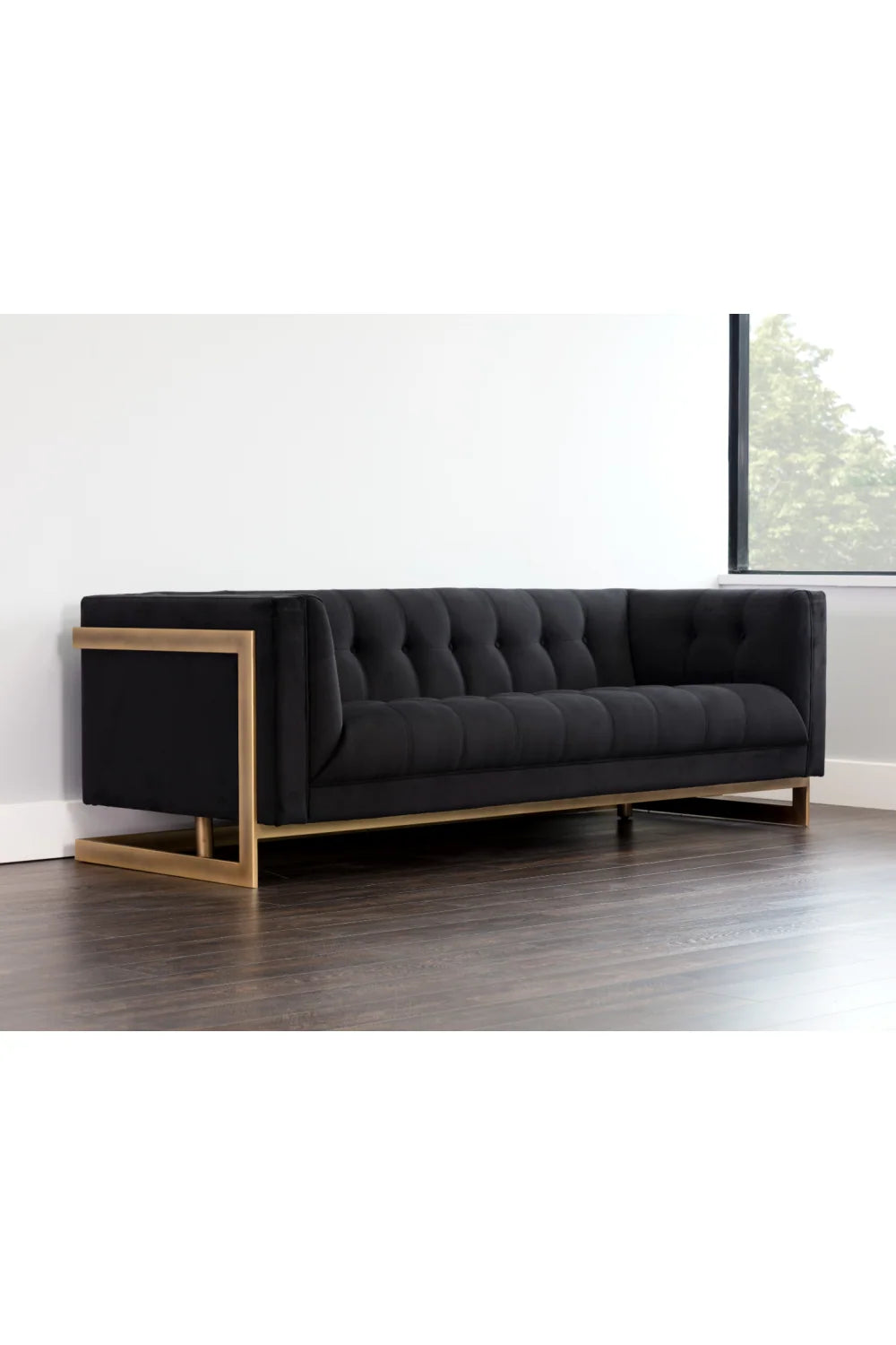 Luxury Button Tufted Sofa Modern Italian Style for Villa
