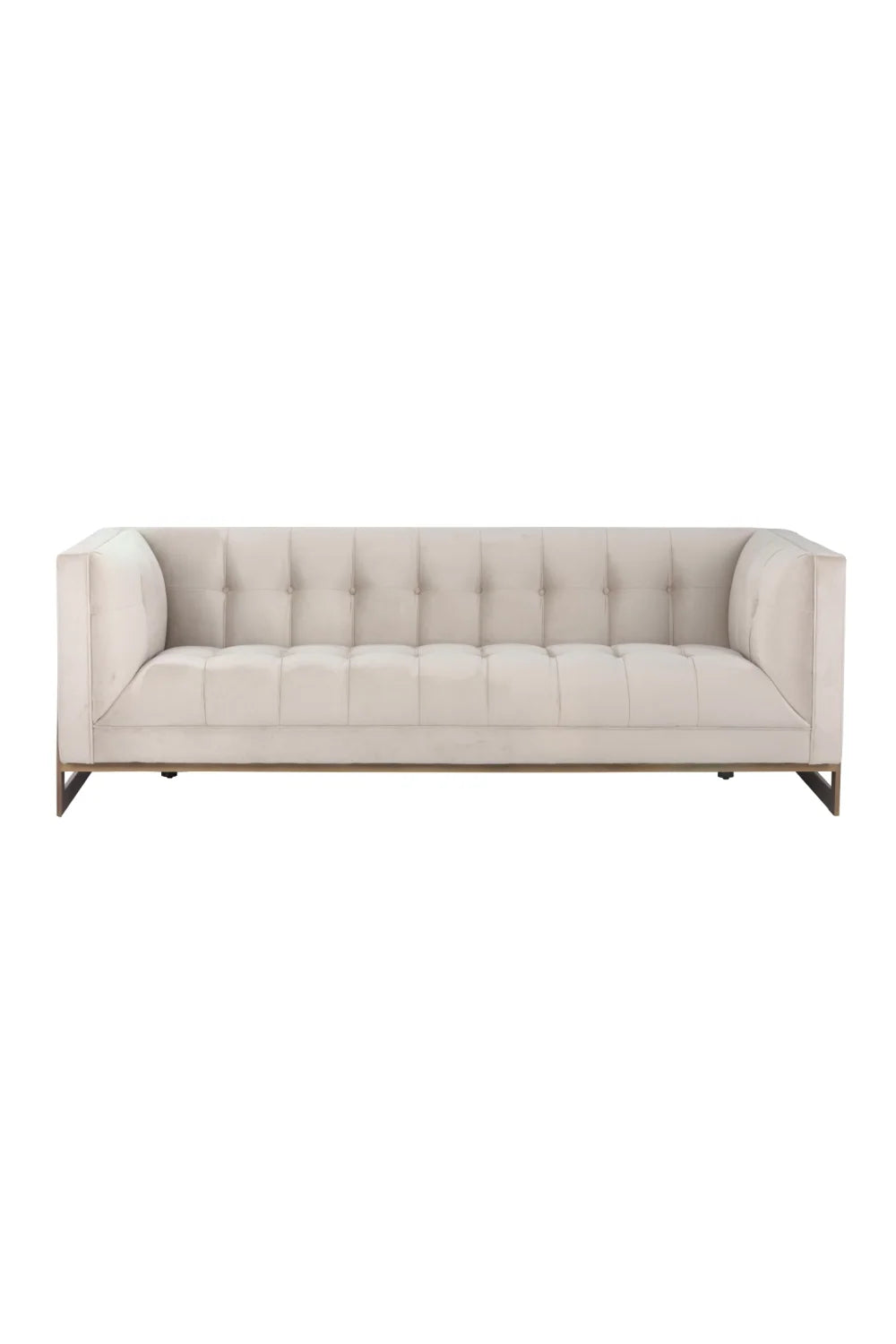 Luxury Button Tufted Sofa Modern Italian Style for Villa