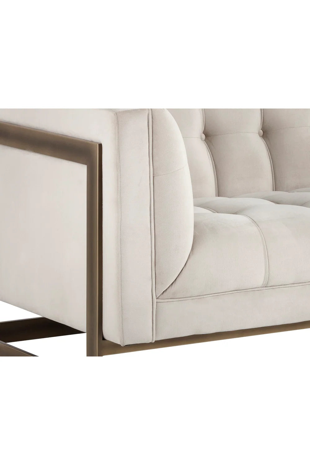 Luxury Button Tufted Sofa Modern Italian Style for Villa