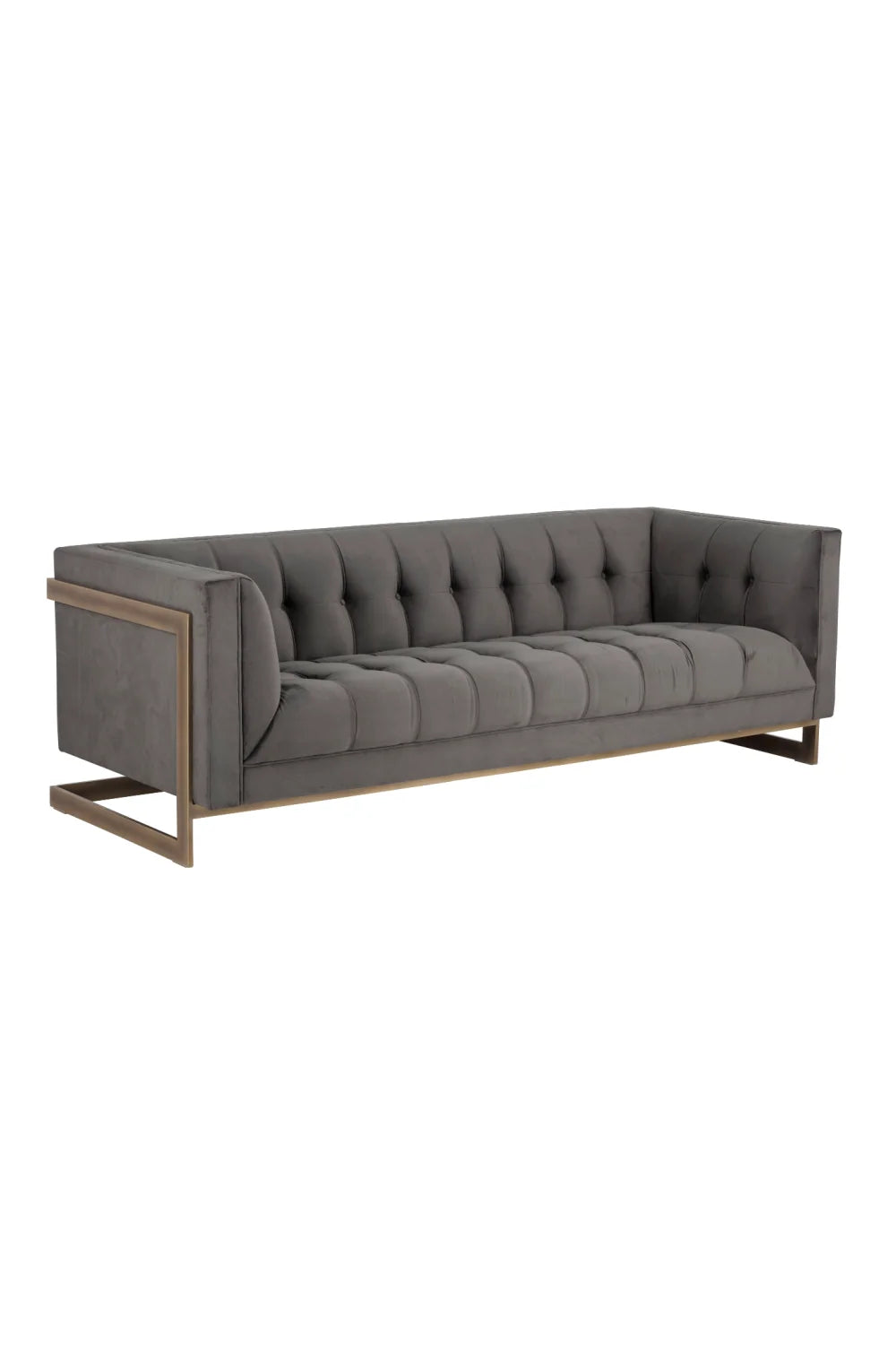 Luxury Button Tufted Sofa Modern Italian Style for Villa