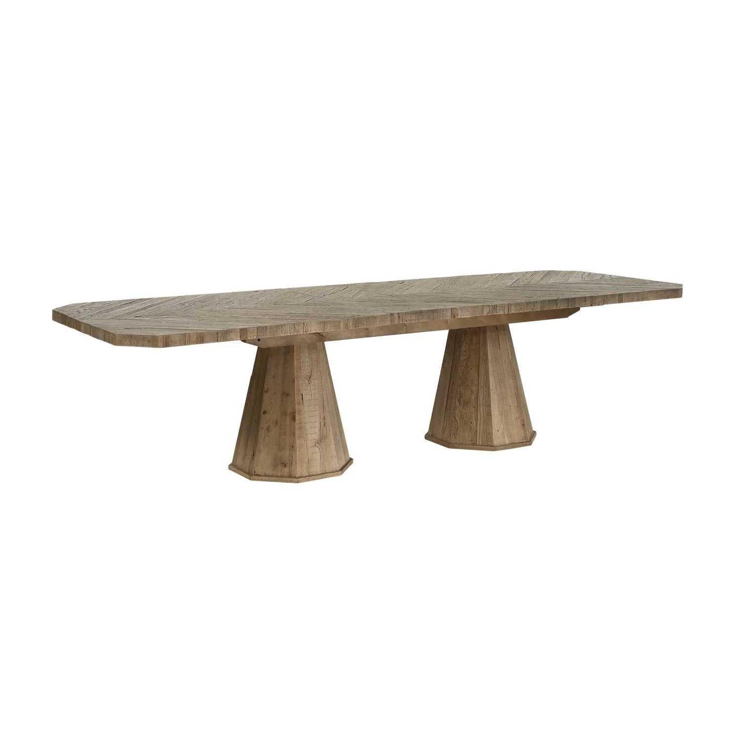 Luxury Caledon Herringbone Dining Table Modern Italian Style for Villa