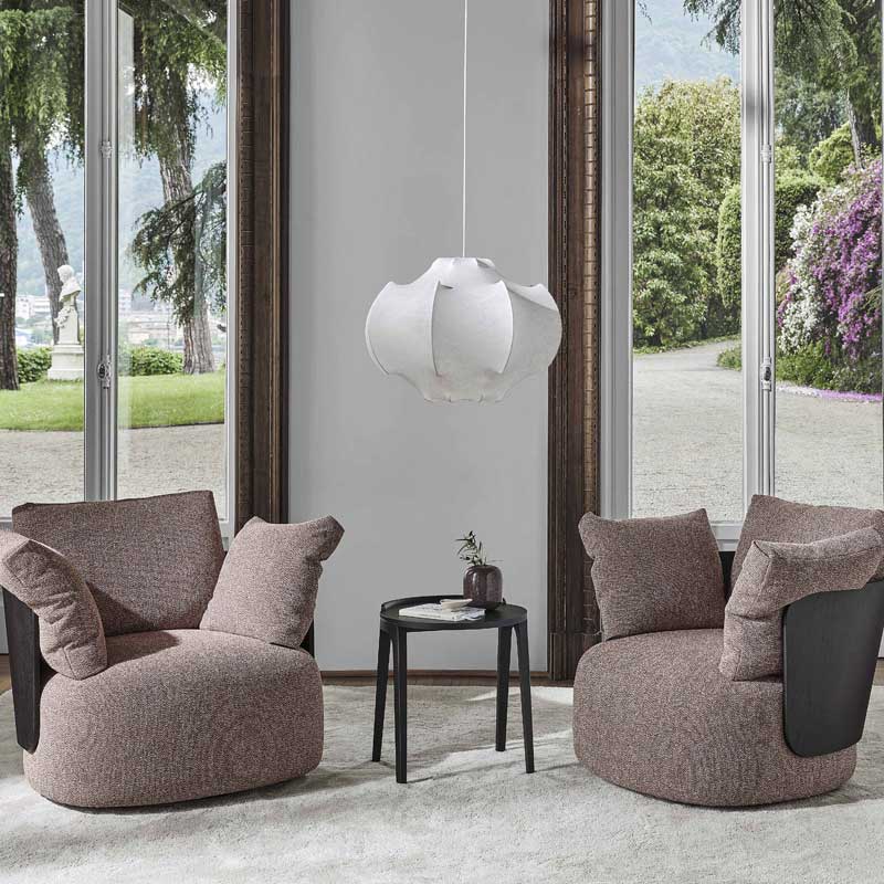 Luxury Calin Armchair Modern Italian Style for Villa