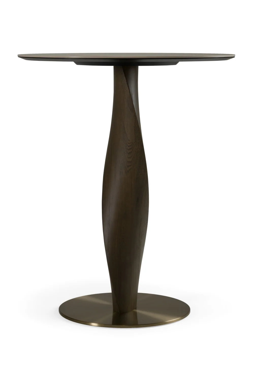Luxury Calvary Marbled Ceramic Bar Table Modern Italian Style for Villa