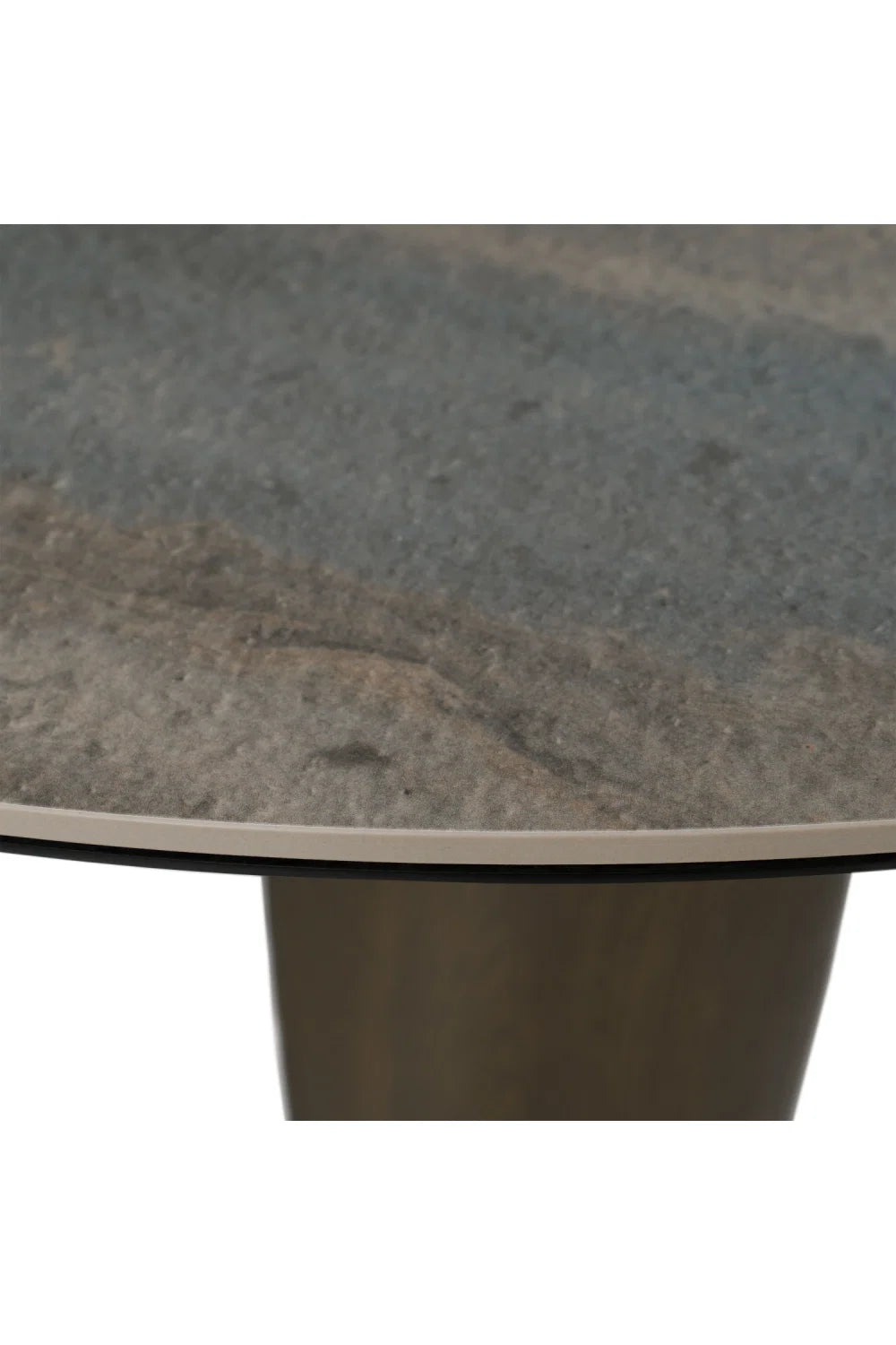Luxury Calvary Marbled Ceramic Bar Table Modern Italian Style for Villa