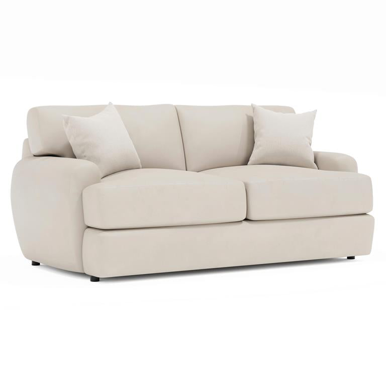 Luxury Cameron Leather Loveseat Modern Italian Style for Villa