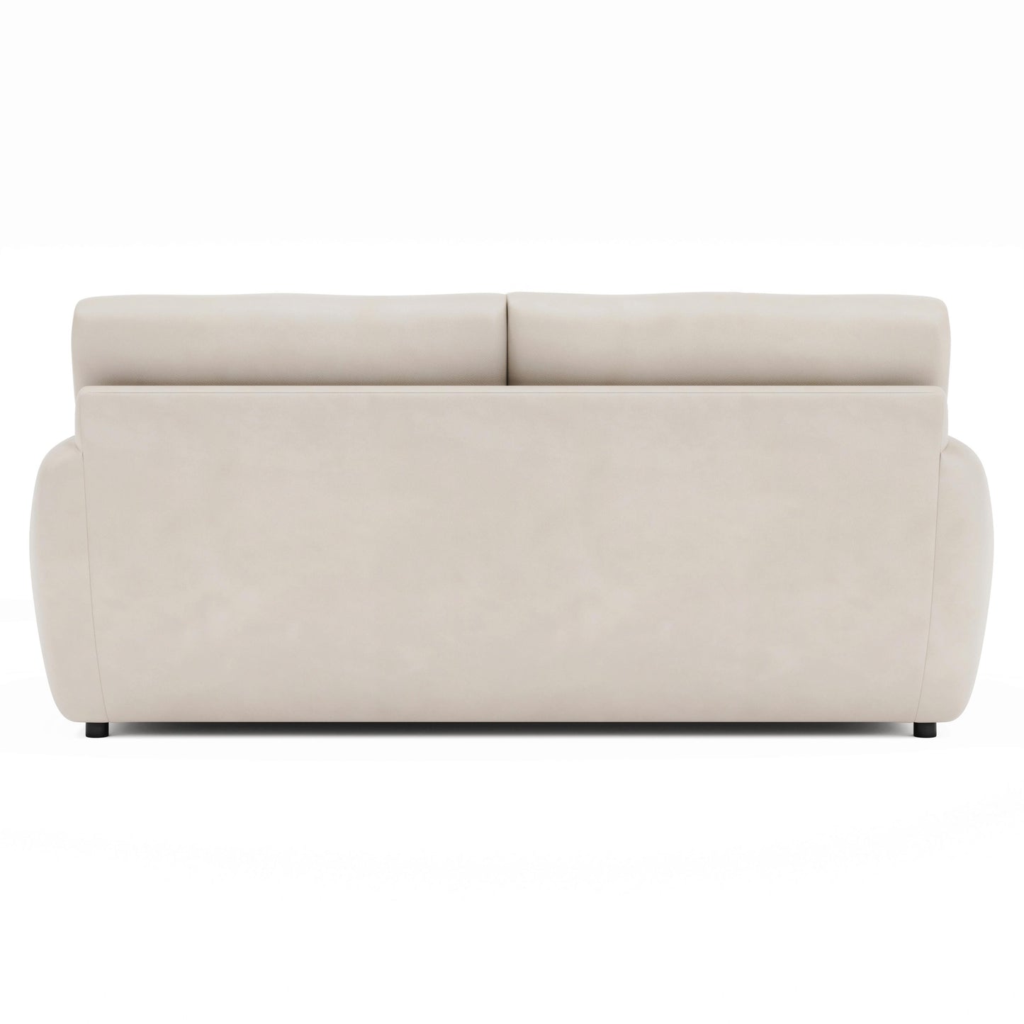 Luxury Cameron Leather Loveseat Modern Italian Style for Villa