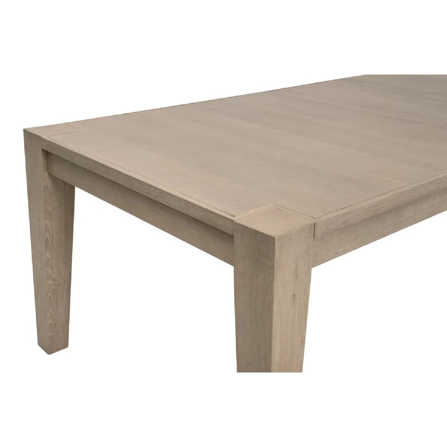 Luxury Canal Oak Extendable Dining Table Modern Italian Style for Villa
