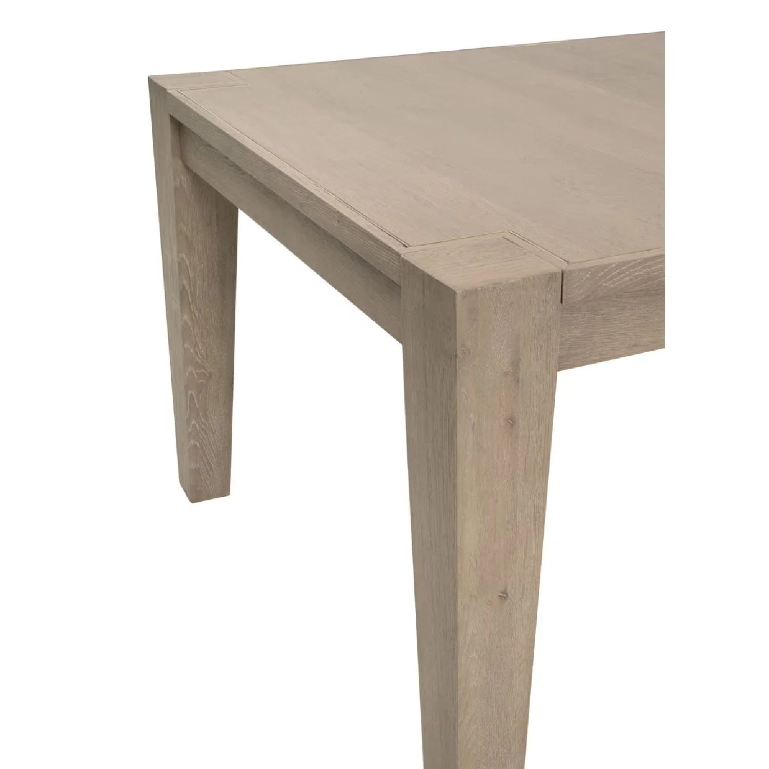Luxury Canal Oak Extendable Dining Table Modern Italian Style for Villa