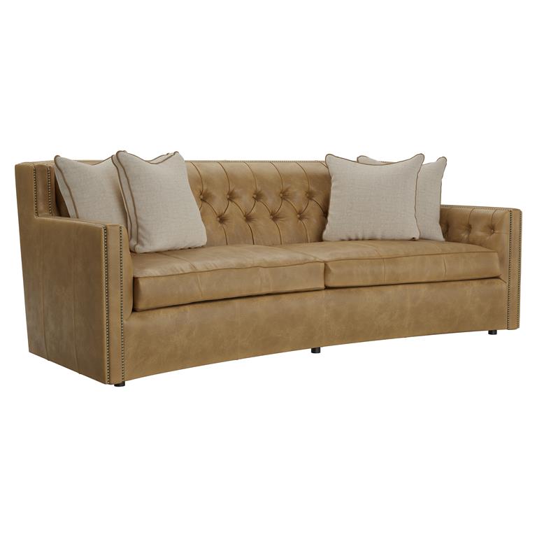 Luxury Candace Leather Sofa Modern Italian Style for Villa
