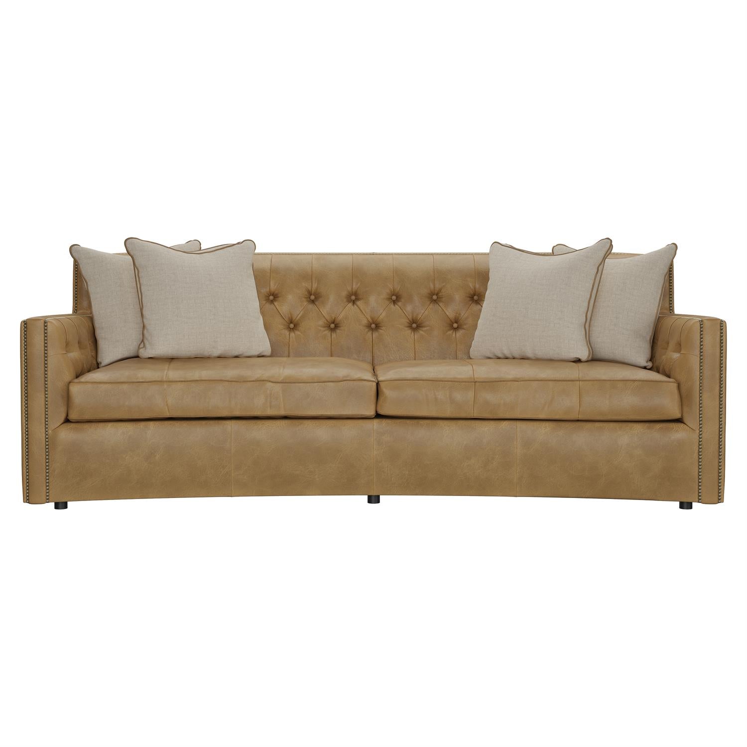 Luxury Candace Leather Sofa Modern Italian Style for Villa
