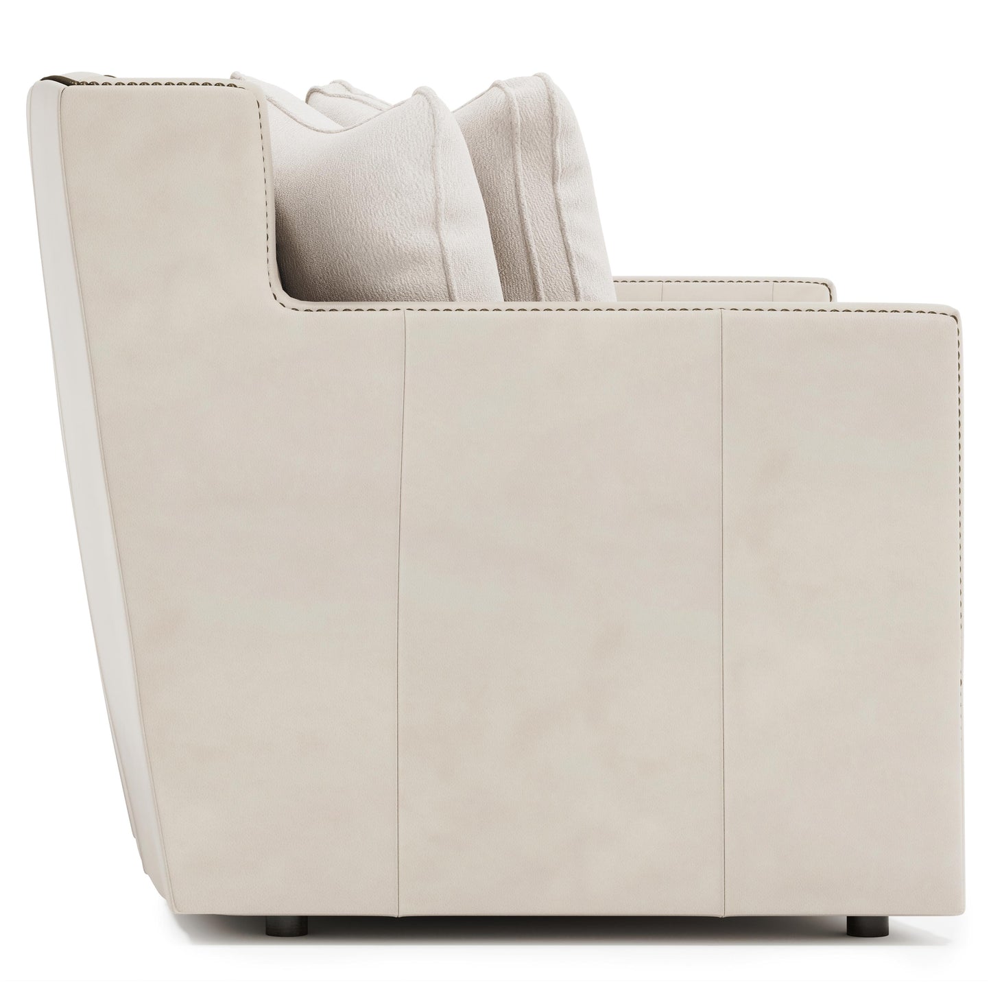 Luxury Candace Leather Sofa Modern Italian Style for Villa