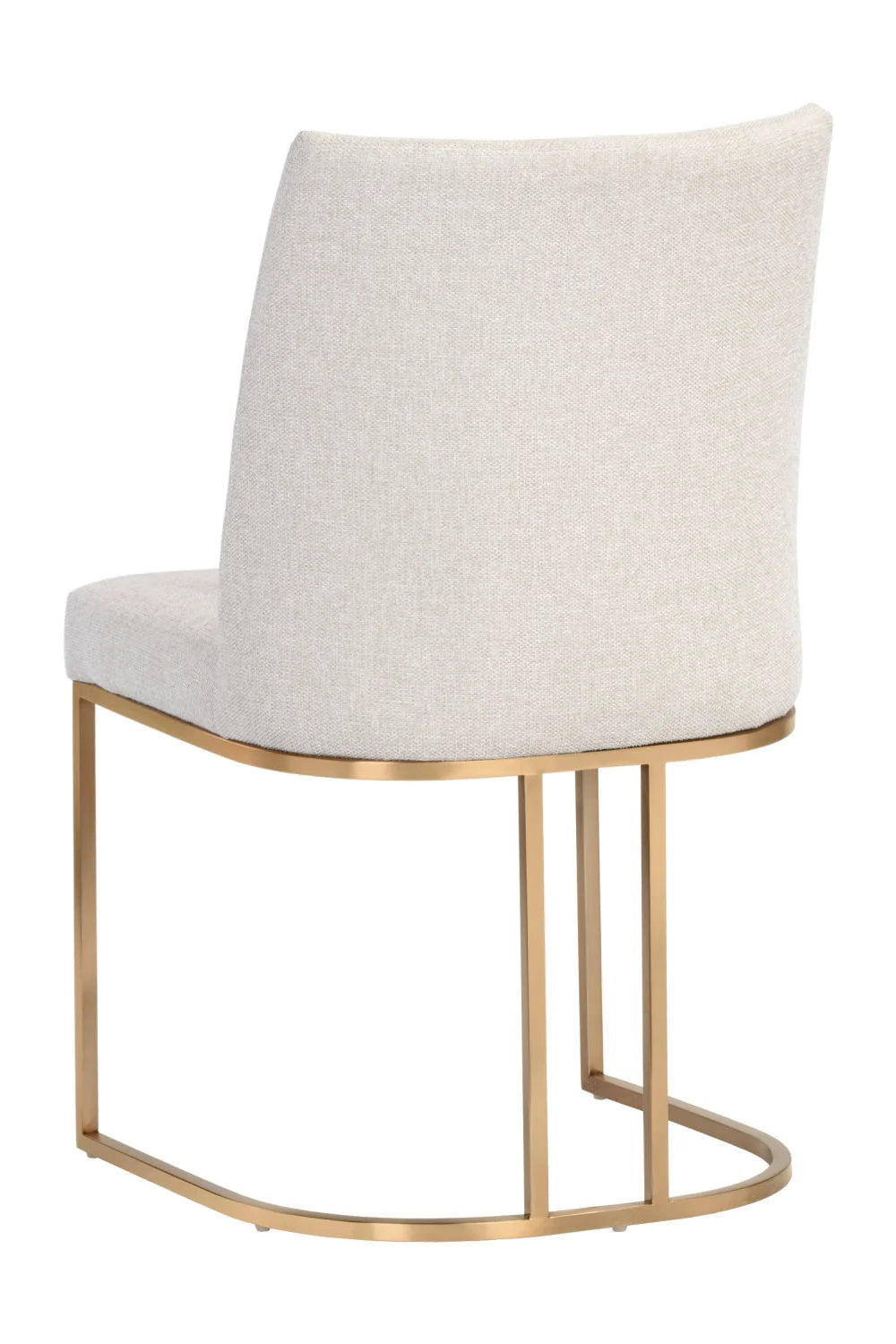 Luxury Cantilevered Fabric Modern Dining Chair European Style for Villa