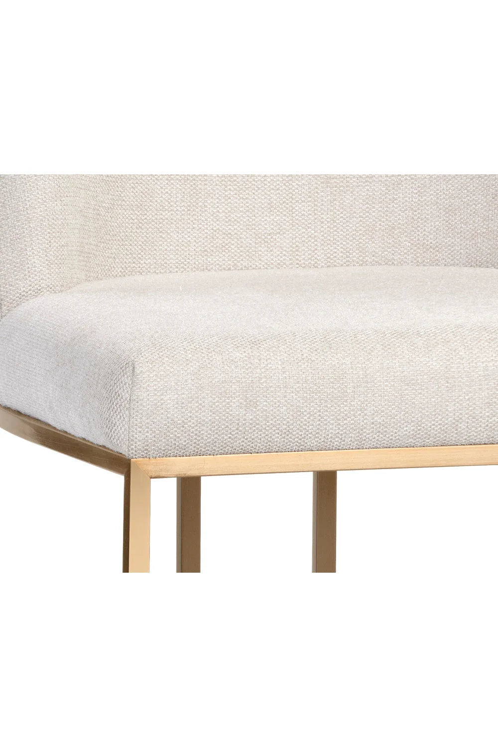 Luxury Cantilevered Fabric Modern Dining Chair European Style for Villa