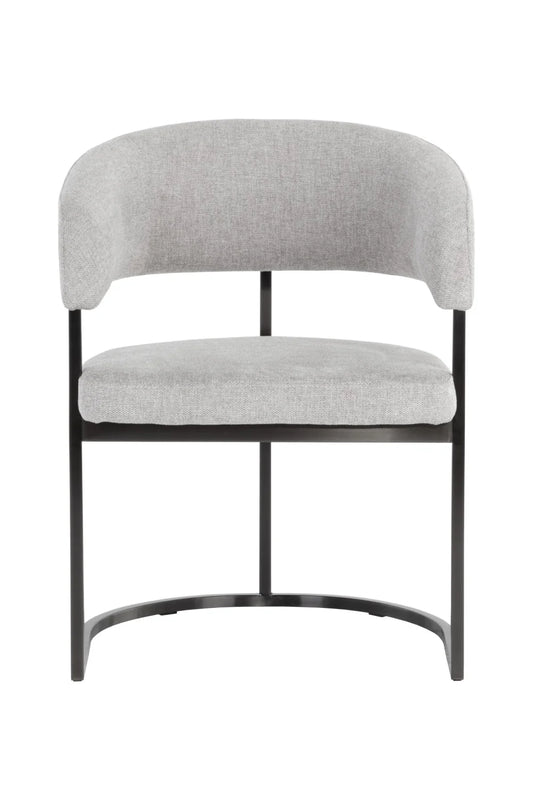Luxury Cantilevered Frame Modern Dining Armchair European Style for Villa