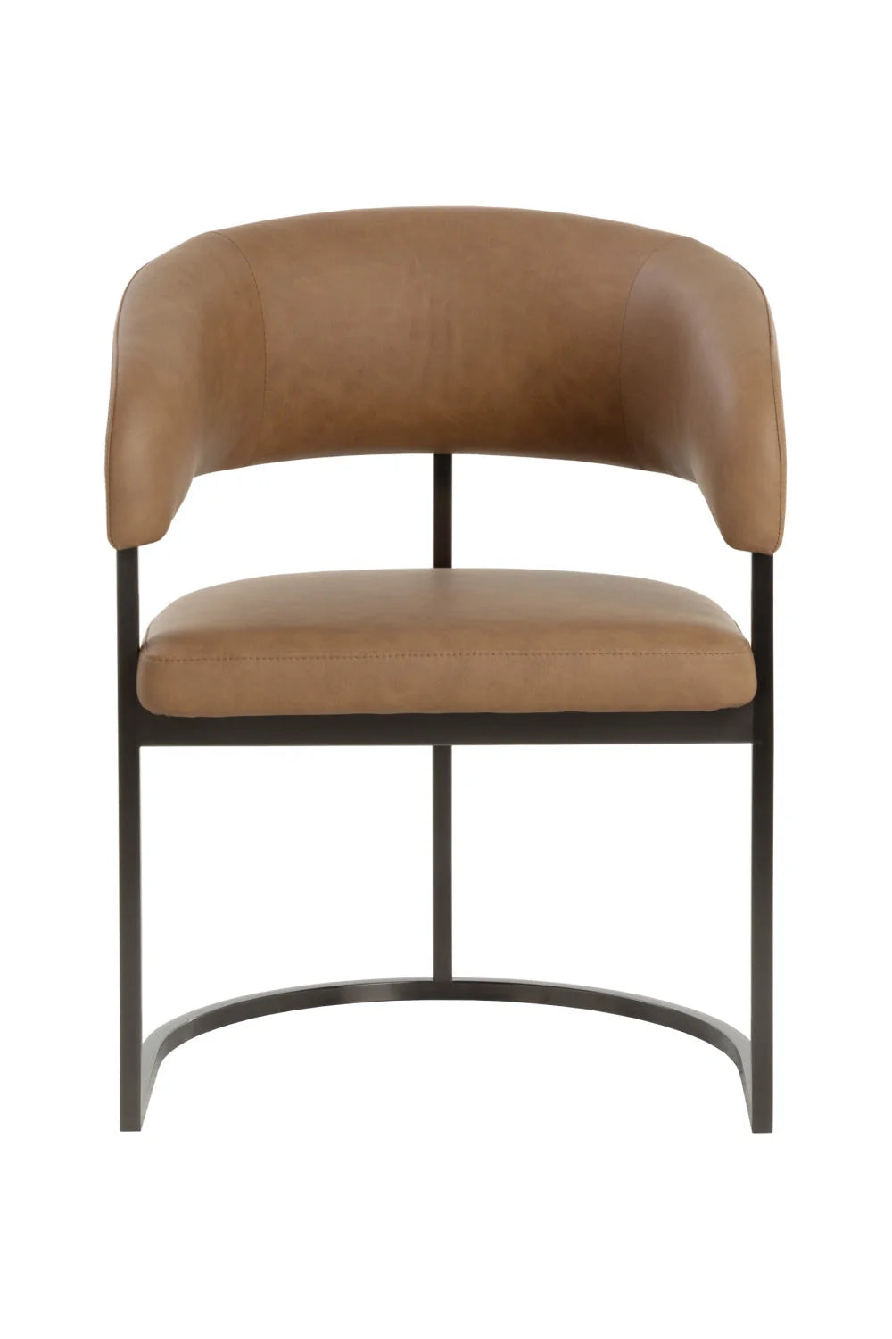 Luxury Cantilevered Frame Modern Dining Armchair European Style for Villa