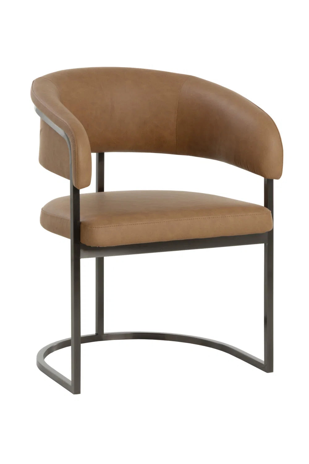 Luxury Cantilevered Frame Modern Dining Armchair European Style for Villa