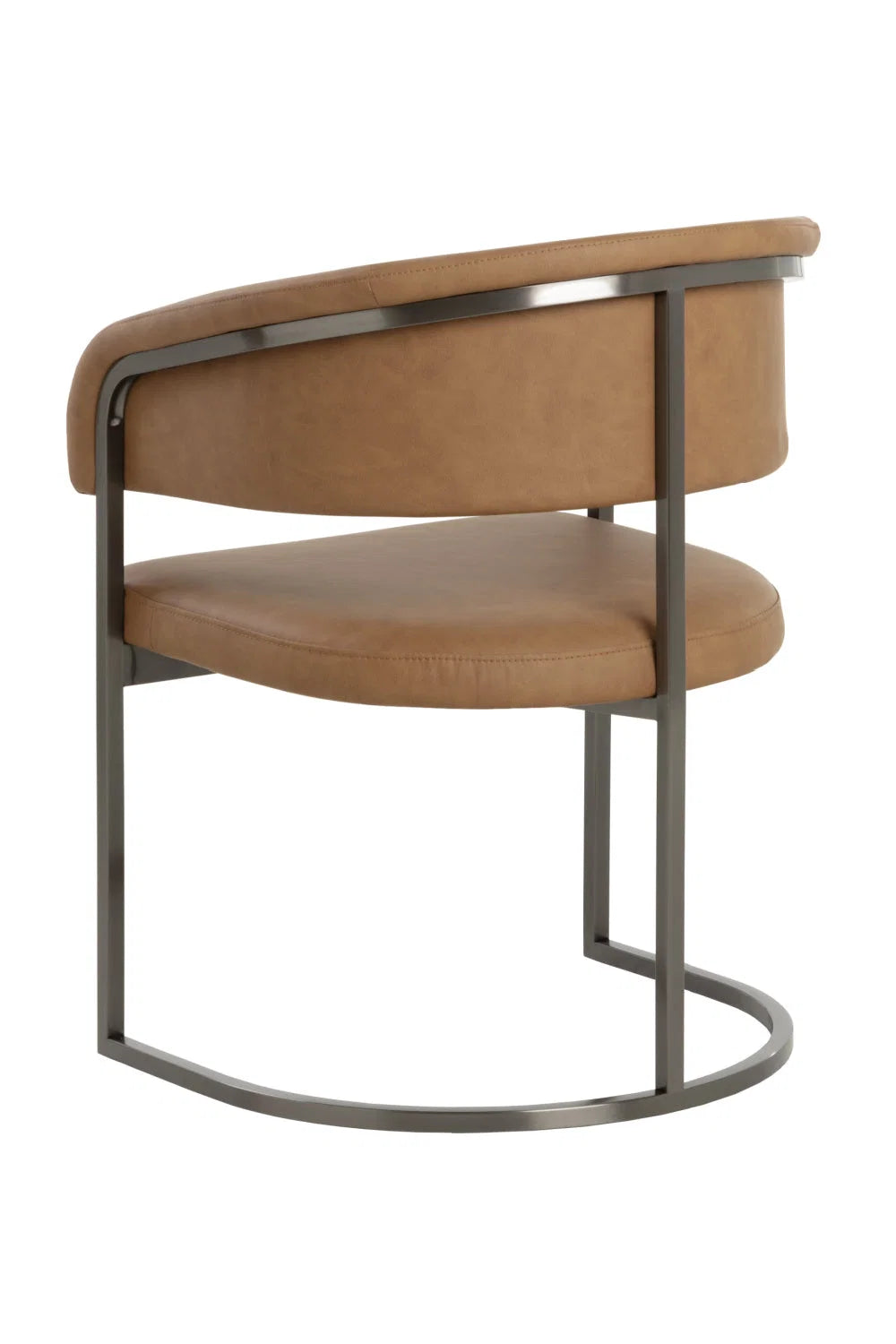 Luxury Cantilevered Frame Modern Dining Armchair European Style for Villa
