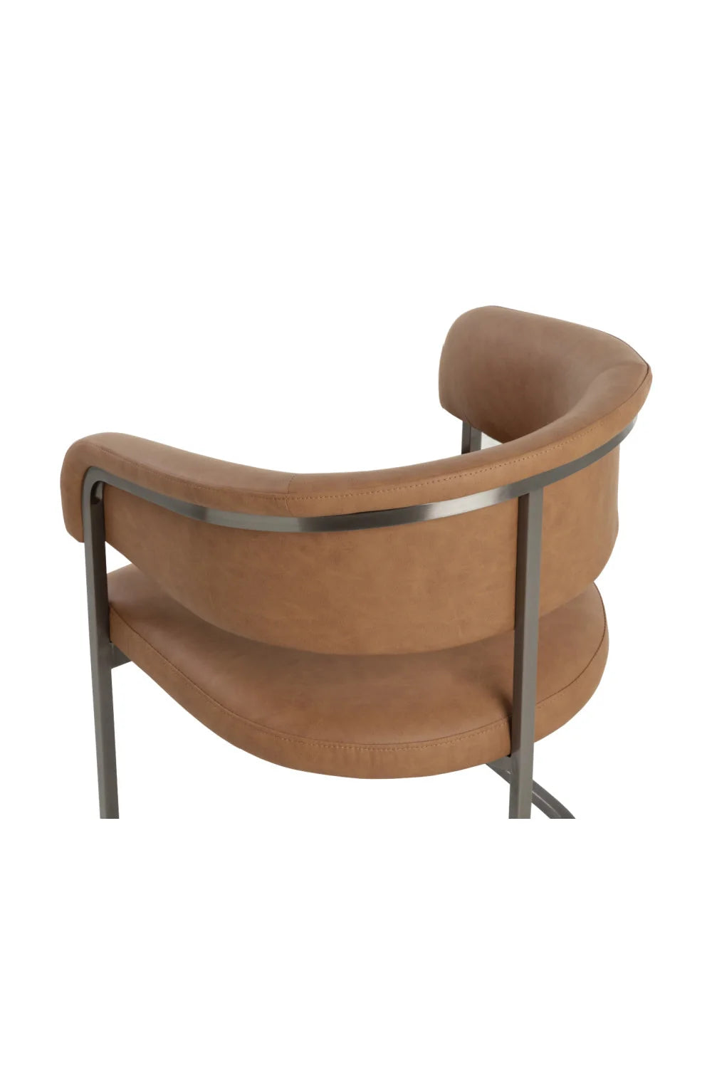 Luxury Cantilevered Frame Modern Dining Armchair European Style for Villa