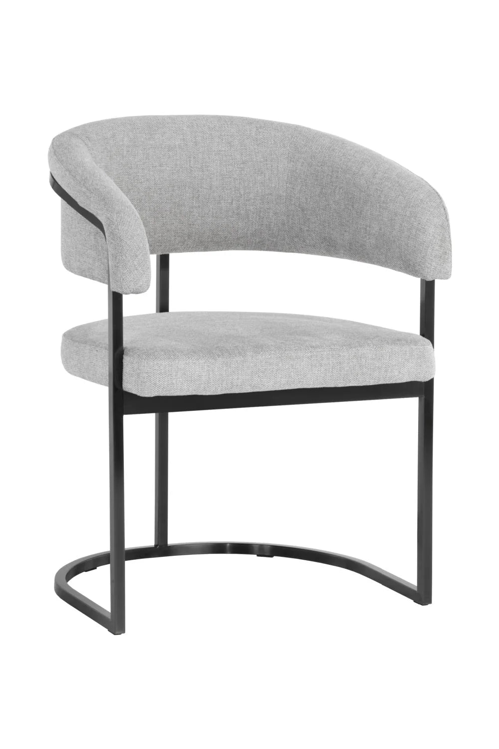 Luxury Cantilevered Frame Modern Dining Armchair European Style for Villa