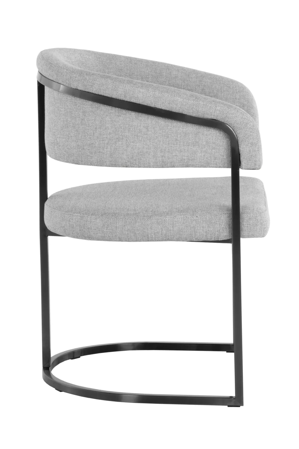 Luxury Cantilevered Frame Modern Dining Armchair European Style for Villa