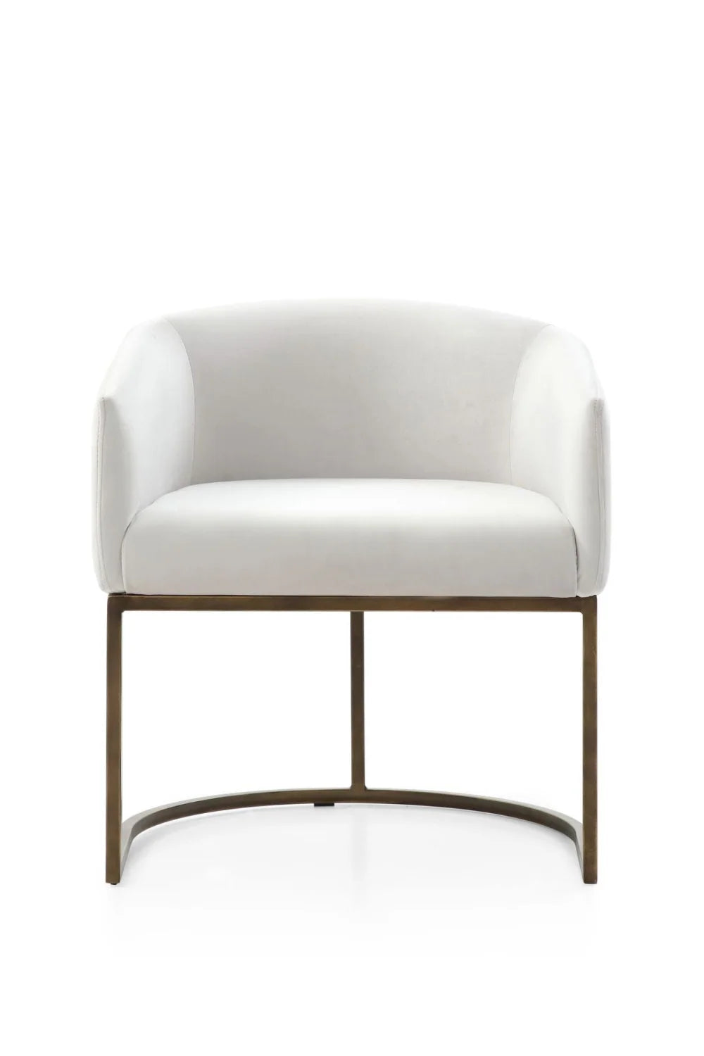 Luxury Cantilevered Velvet Modern Dining Chair European Style for Villa