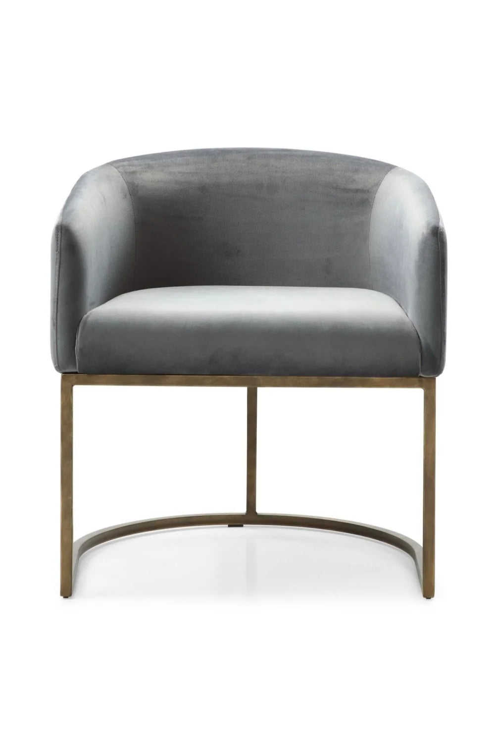 Luxury Cantilevered Velvet Modern Dining Chair European Style for Villa
