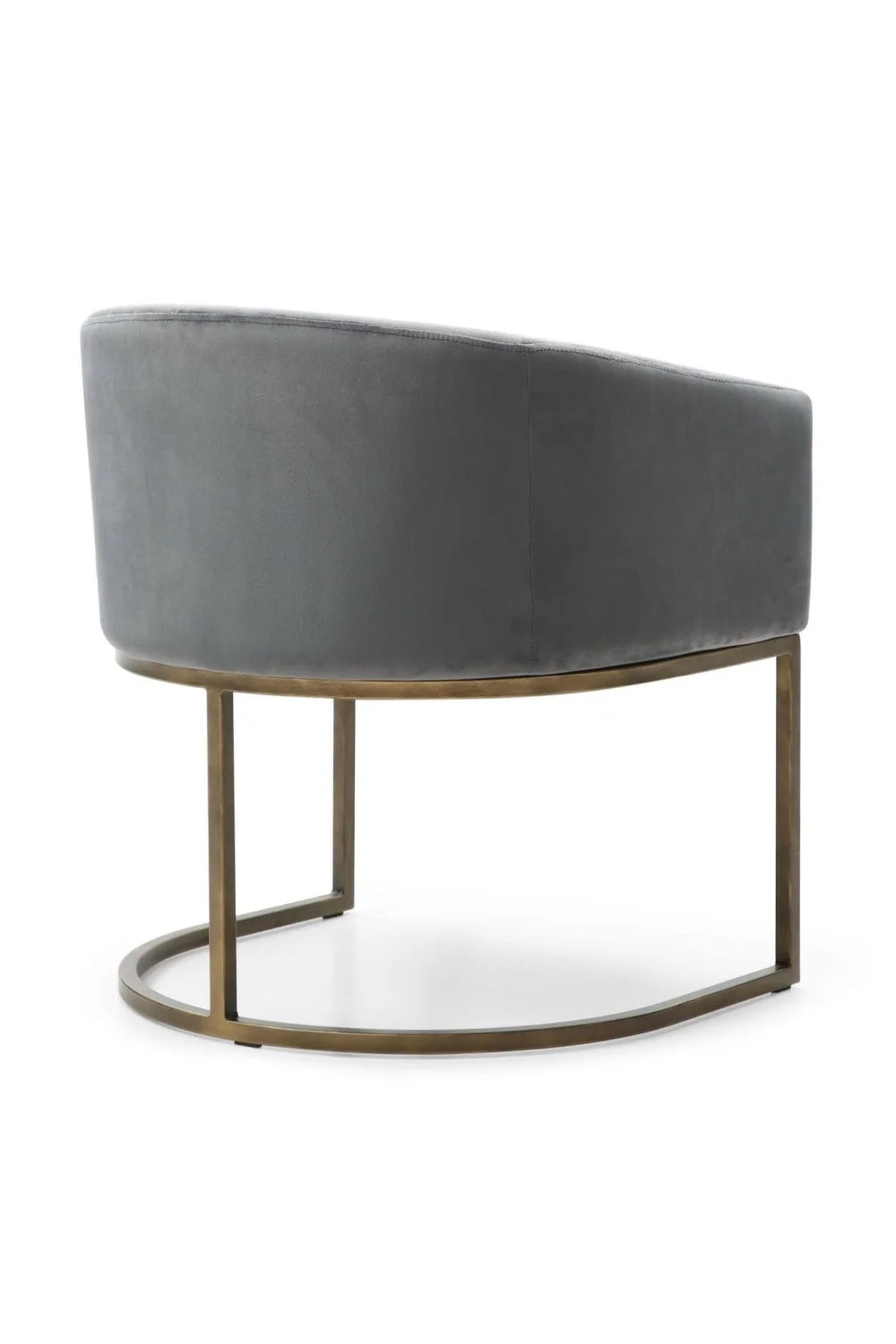 Luxury Cantilevered Velvet Modern Dining Chair European Style for Villa