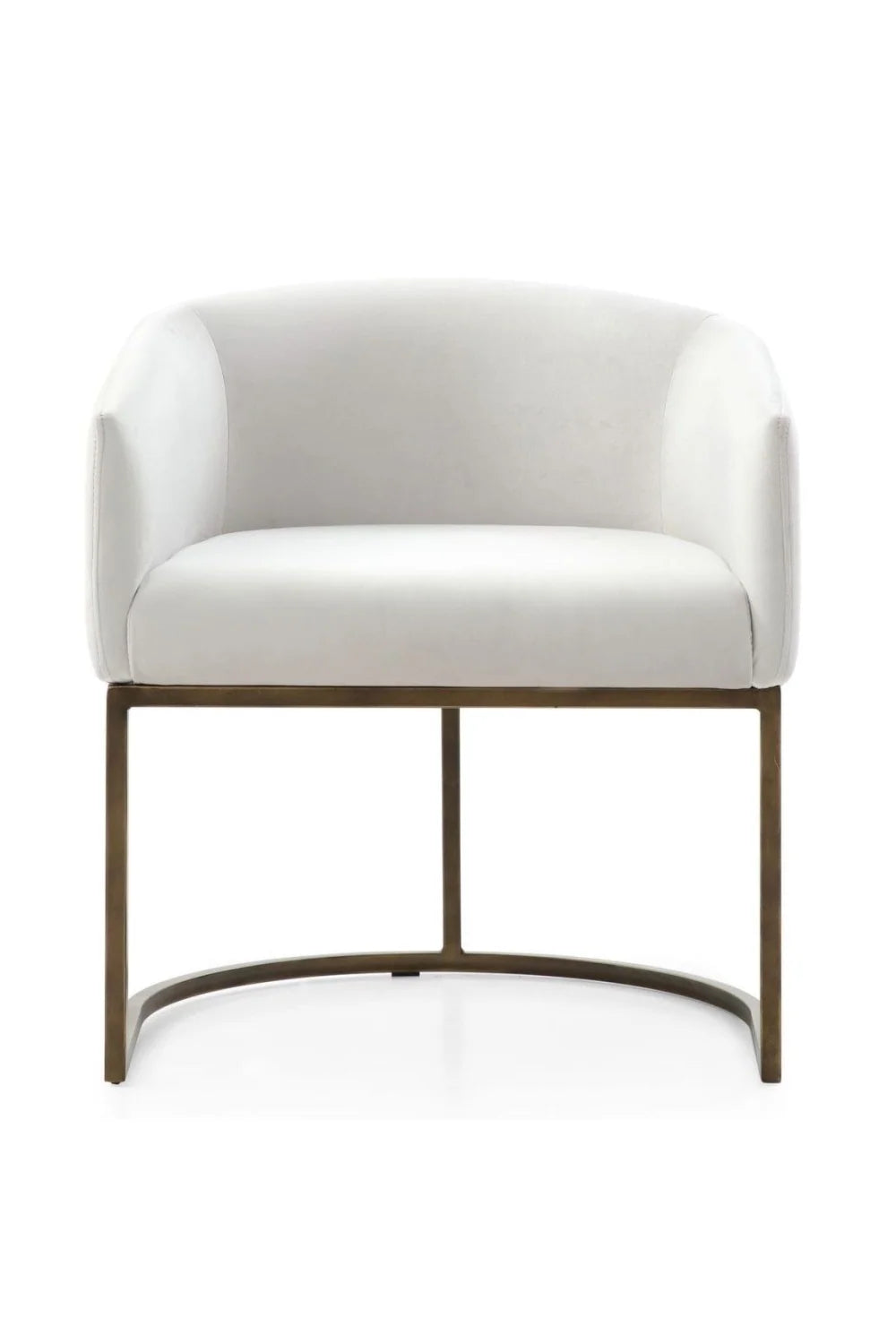 Luxury Cantilevered Velvet Modern Dining Chair European Style for Villa