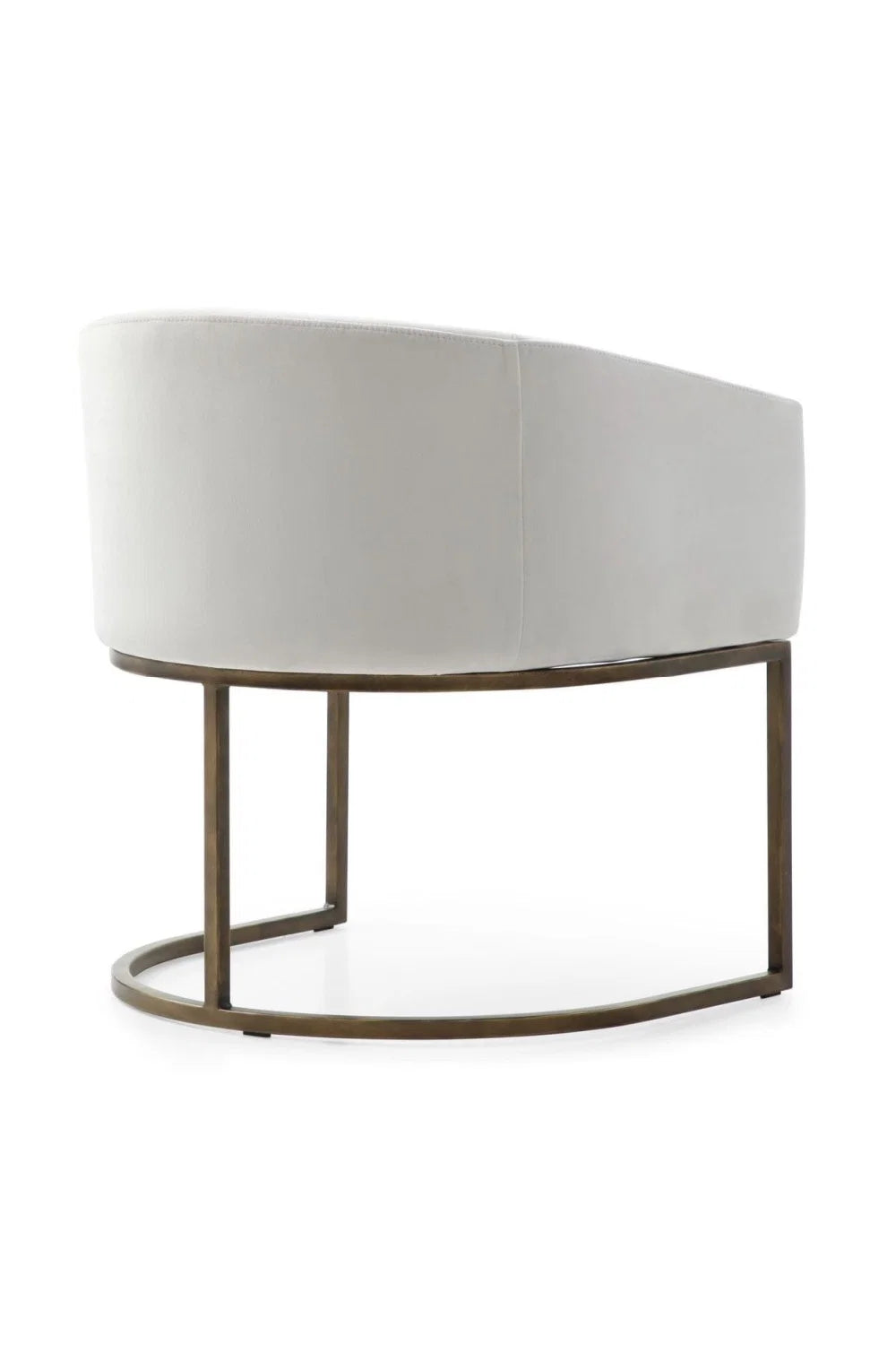 Luxury Cantilevered Velvet Modern Dining Chair European Style for Villa