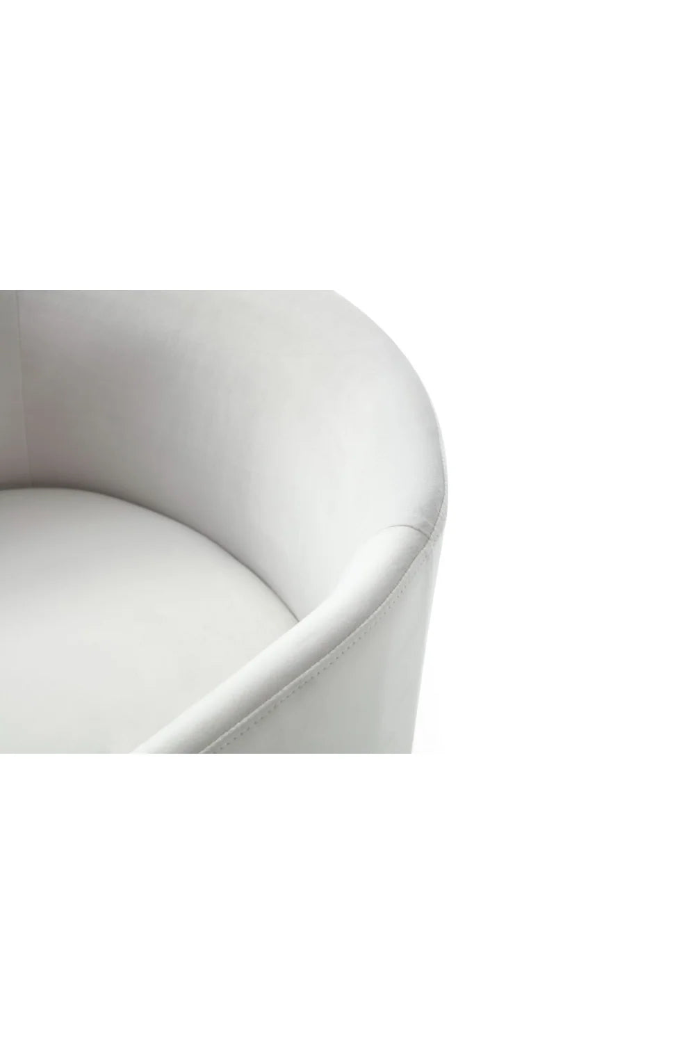 Luxury Cantilevered Velvet Modern Dining Chair European Style for Villa