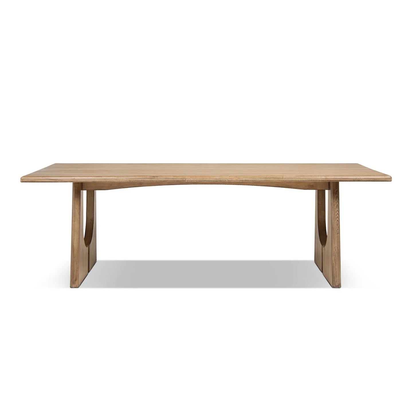 Luxury Carmel Pine Wood Dining Table Modern Italian Style for Villa
