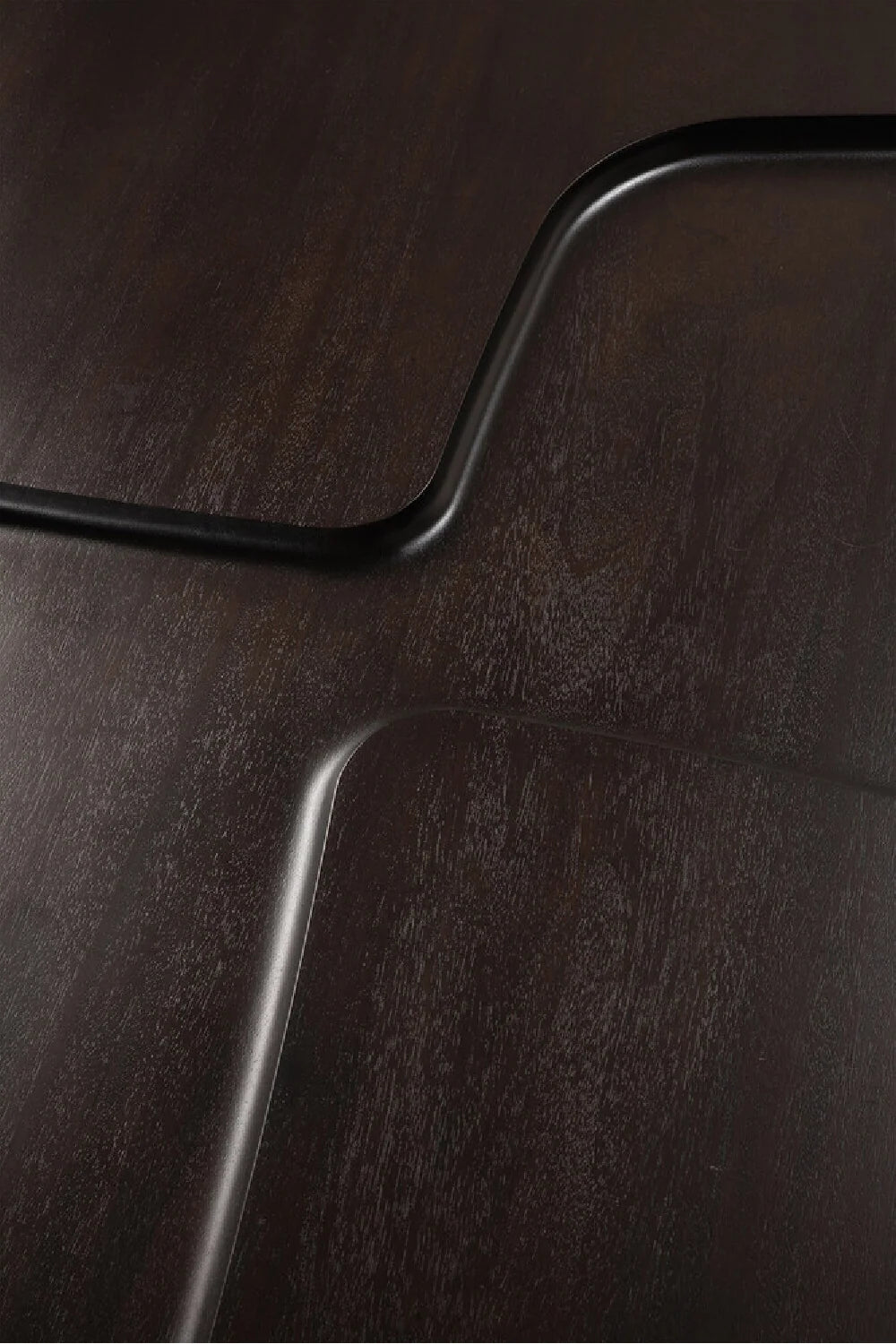 Luxury Carved Brown Mahogany Coffee Table Modern Italian Style for Villa
