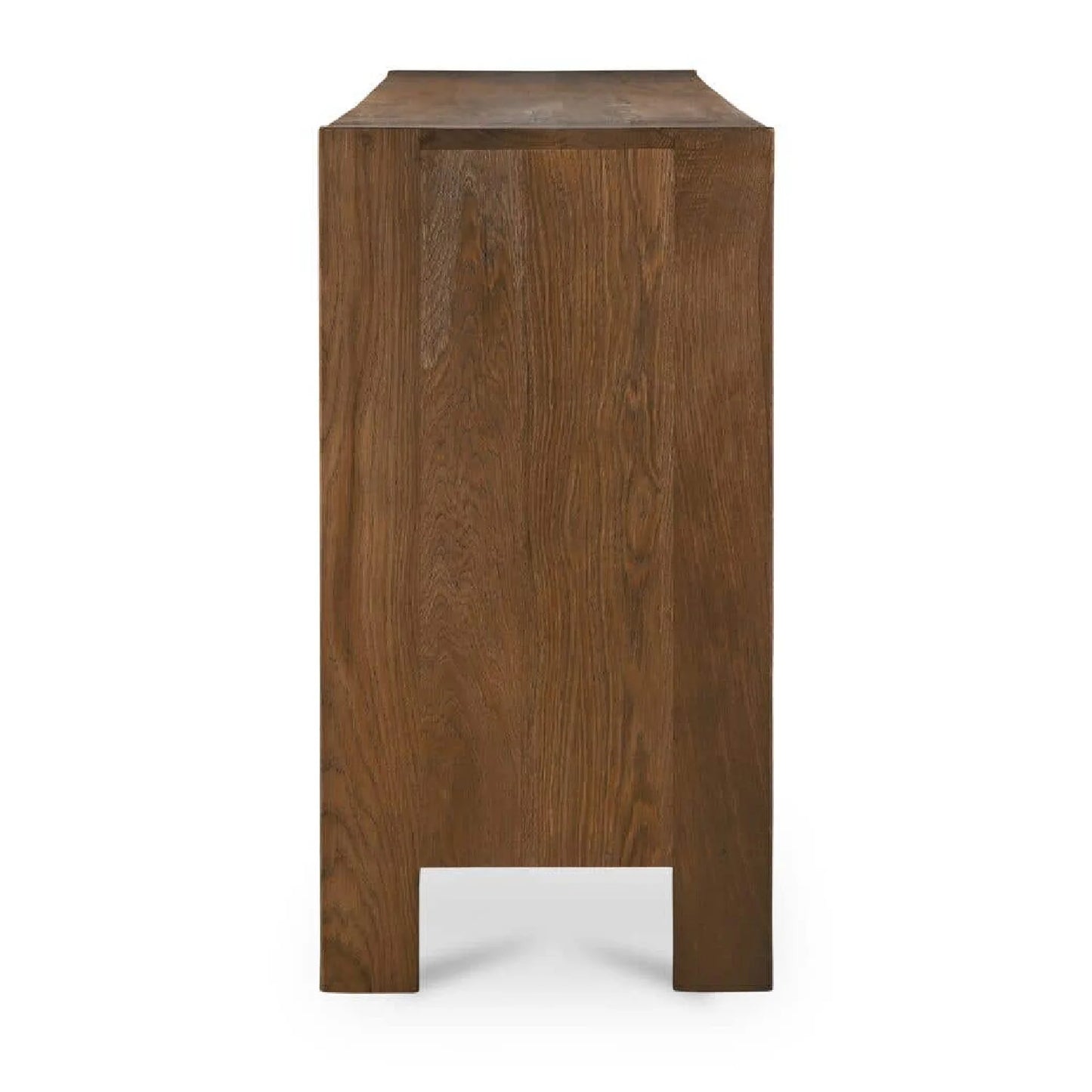 Luxury Carved Oak 5-Door Sideboard European Style for Villa